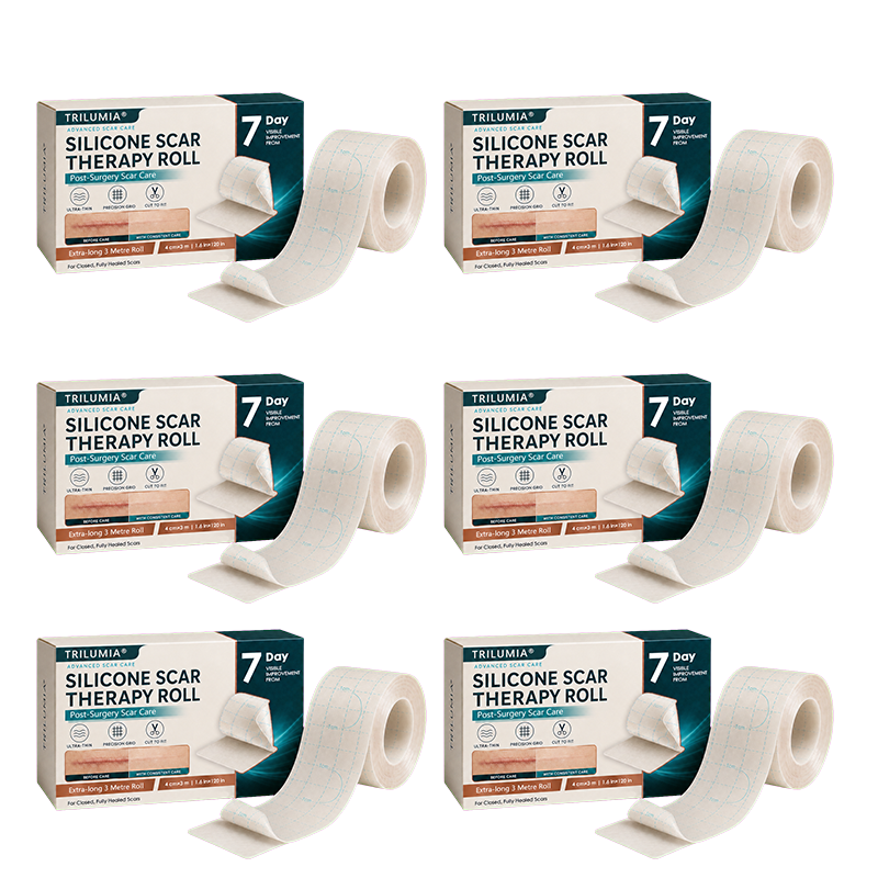 🥕Trilumia® Silicone Scar Therapy Roll — Custom-Fit Care for Long, Raised Surgical Scars