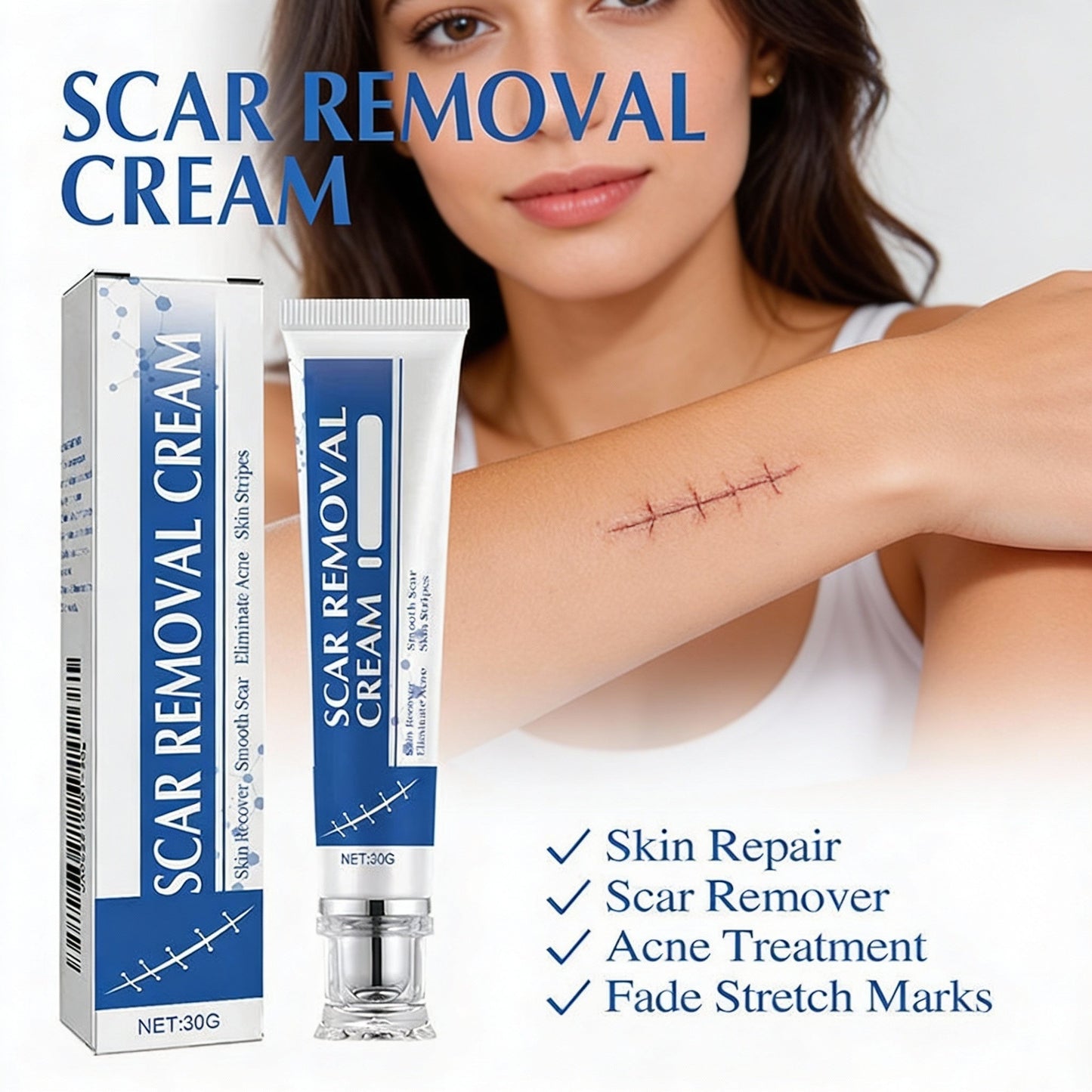 🔥𝑶𝒇𝒇𝒊𝒄𝒊𝒂𝒍 𝑺𝒕𝒐𝒓𝒆 |Scar Removal Cream — Restore Skin & Regain Confidence🌹