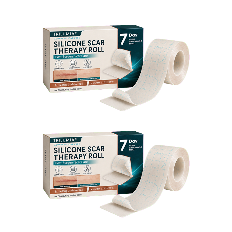 🥕Trilumia® Silicone Scar Therapy Roll — Custom-Fit Care for Long, Raised Surgical Scars