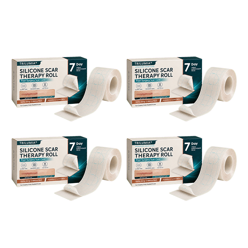 🥕Trilumia® Silicone Scar Therapy Roll — Custom-Fit Care for Long, Raised Surgical Scars