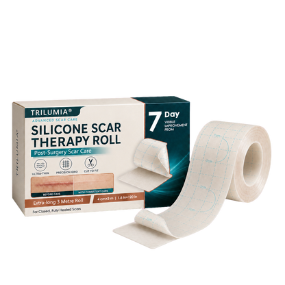 🥕Trilumia® Silicone Scar Therapy Roll — Custom-Fit Care for Long, Raised Surgical Scars